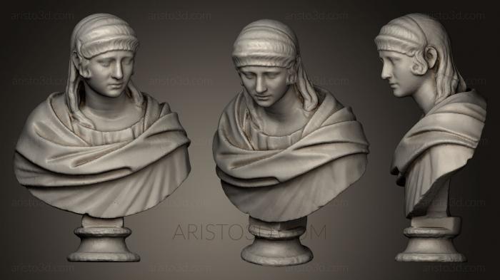 Busts and heads antique and historical (BUSTA_0531) 3D model for CNC machine